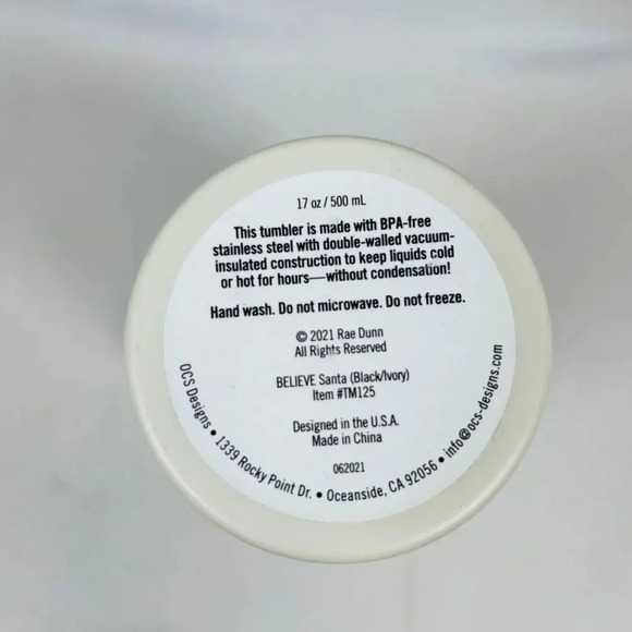 Believe Santa Claus Insulated Tumbler Christmas - Picture 6 of 6